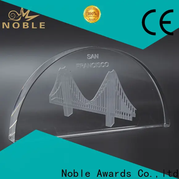 Noble Awards premium glass glass poker trophy ODM For Gift 1
