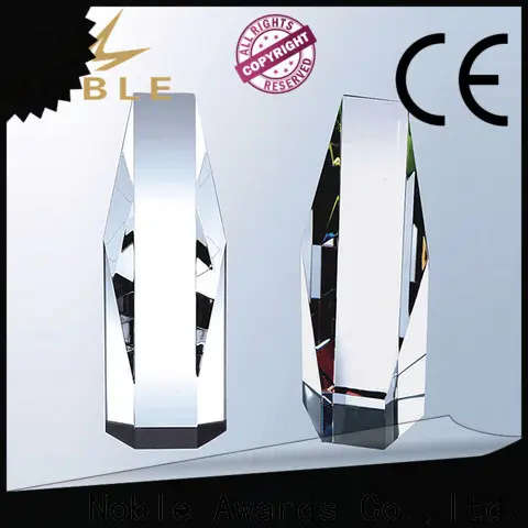 solid mesh glass awards free engraving jade crystal supplier For Sport games 1
