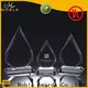 Noble Awards premium glass crystal football trophy for wholesale For Gift 1