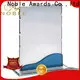 Noble Awards premium glass glass award plaque for wholesale For Awards 1