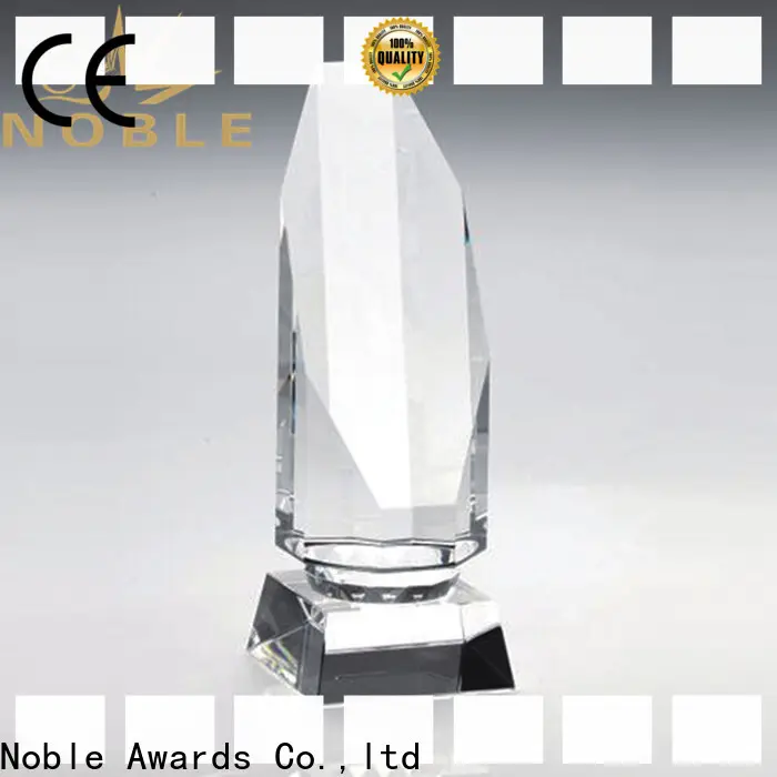 Noble Awards premium glass custom crystal NBA trophy ODM For Sport games 1