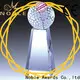 Noble Awards funky glass tennis trophy get quote For Gift 1