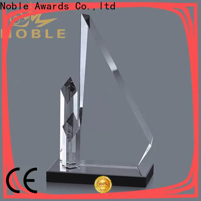 Noble Awards premium glass clear trophy ODM For Awards 1