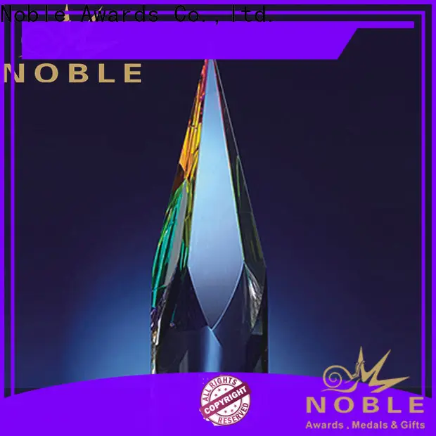 Noble Awards portable glass awards free sample For Gift 1