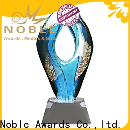 Noble Awards durable Hand Blown trophy get quote For Sport games 1