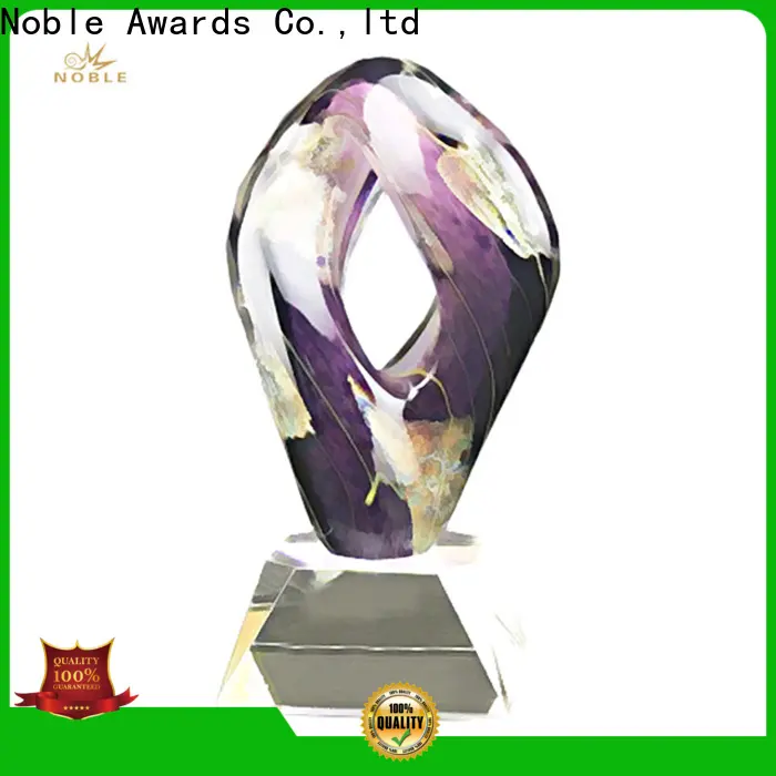 Noble Awards glass design trophy award supplier For Sport games 1