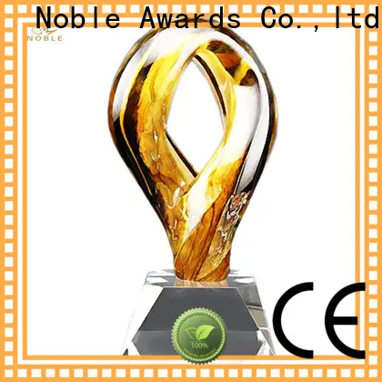 Noble Awards Breathable bespoke art glass trophy OEM For Gift 1
