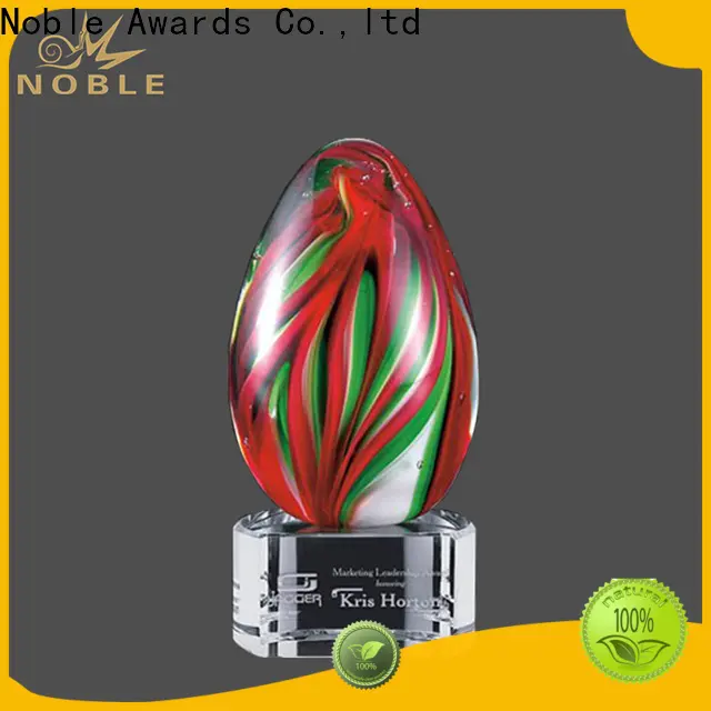 Noble Awards glass small engraved trophy OEM For Awards 1