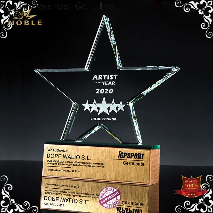 durable crystal plaque jade crystal free sample For Sport games 1