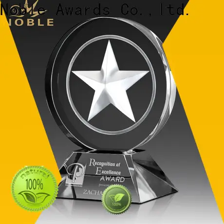 Breathable personalized engraved glass plaques jade crystal supplier For Sport games 1