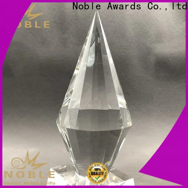 Noble Awards solid mesh glass plaque trophy customization For Sport games 1