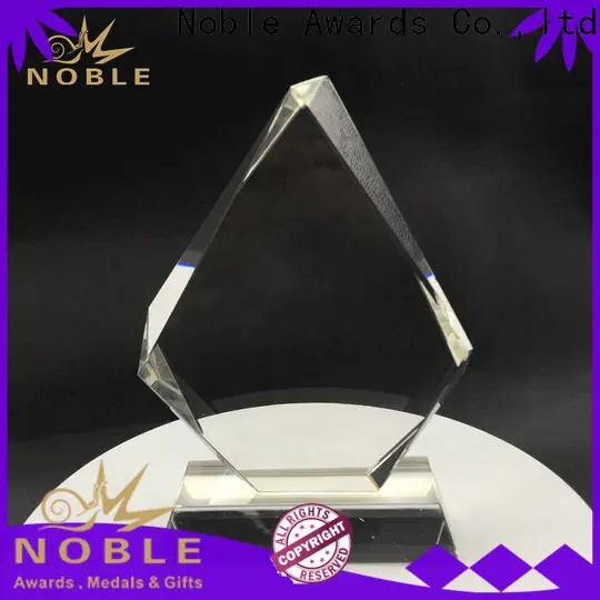Noble Awards jade crystal glass football trophies supplier For Sport games 1