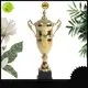 durable metal football trophy K9 Crystal with Gift Box For Awards 1