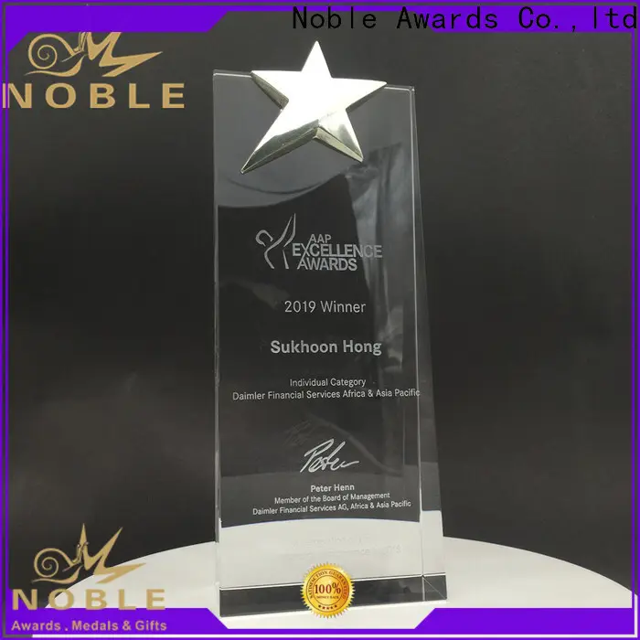 portable glass trophies free engraving premium glass customization For Gift 1
