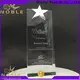portable glass trophies free engraving premium glass customization For Gift 1