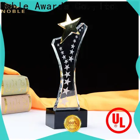 at discount crystal glass golf trophies jade crystal OEM For Gift 1