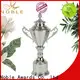 Noble Awards solid mesh football world cup trophy bulk production For Sport games 1