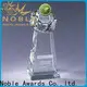 Noble Awards jade crystal glass trophies free engraving OEM For Sport games 1