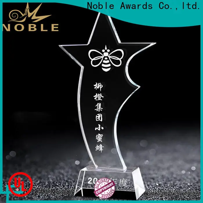 Noble Awards portable custom glass awards and plaques OEM For Awards 1