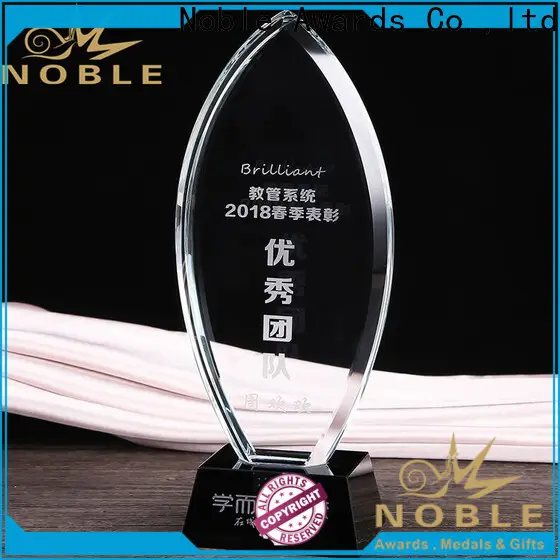 Noble Awards premium glass glass award plaque bulk production For Gift 1