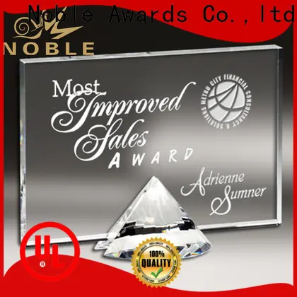 Noble Awards latest small glass plaque ODM For Awards 1