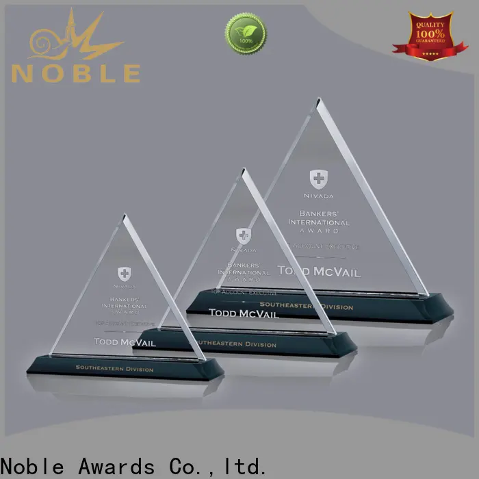 Noble Awards premium glass glass heart trophy for wholesale For Sport games 1