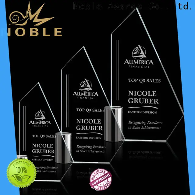 Noble Awards high-quality glass poker trophy supplier For Sport games 1
