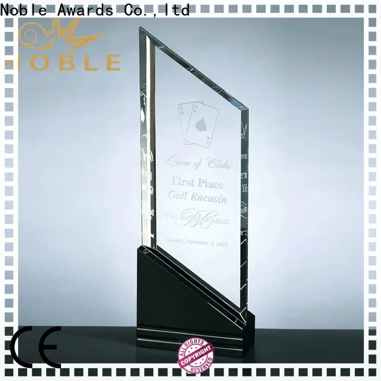 Noble Awards solid mesh etched glass trophies awards supplier For Awards 1