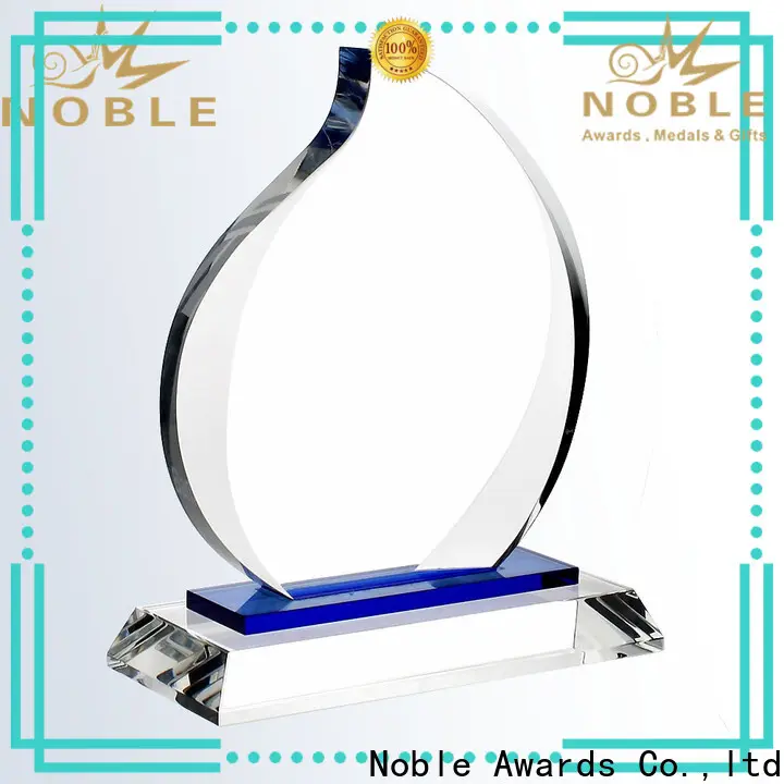 Noble Awards jade crystal personalized glass trophy for wholesale For Sport games 1
