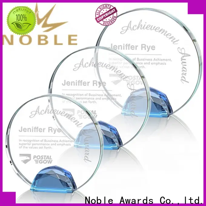 Noble Awards premium glass glass trophy designs for wholesale For Awards 1