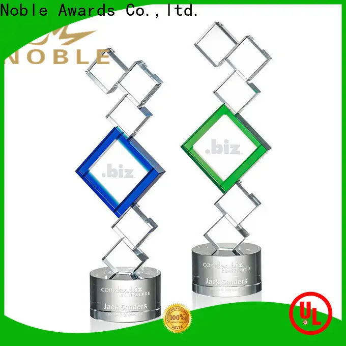 portable etched glass trophy premium glass ODM For Gift 1