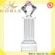 portable glass tennis trophy jade crystal for wholesale For Sport games 1