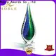 Noble Awards glass art glass trophy OEM For Sport games 1