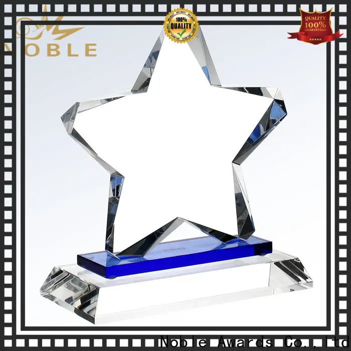 Noble Awards jade crystal bespoke crystal football trophy free sample For Sport games 1