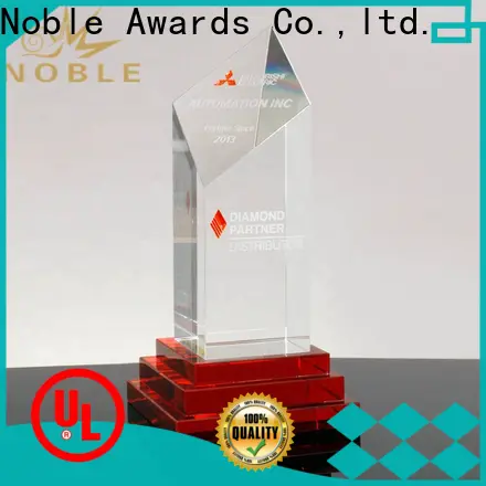 Noble Awards premium glass round glass trophy for wholesale For Awards 1