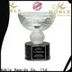 funky crystal football trophy premium glass OEM For Sport games 1