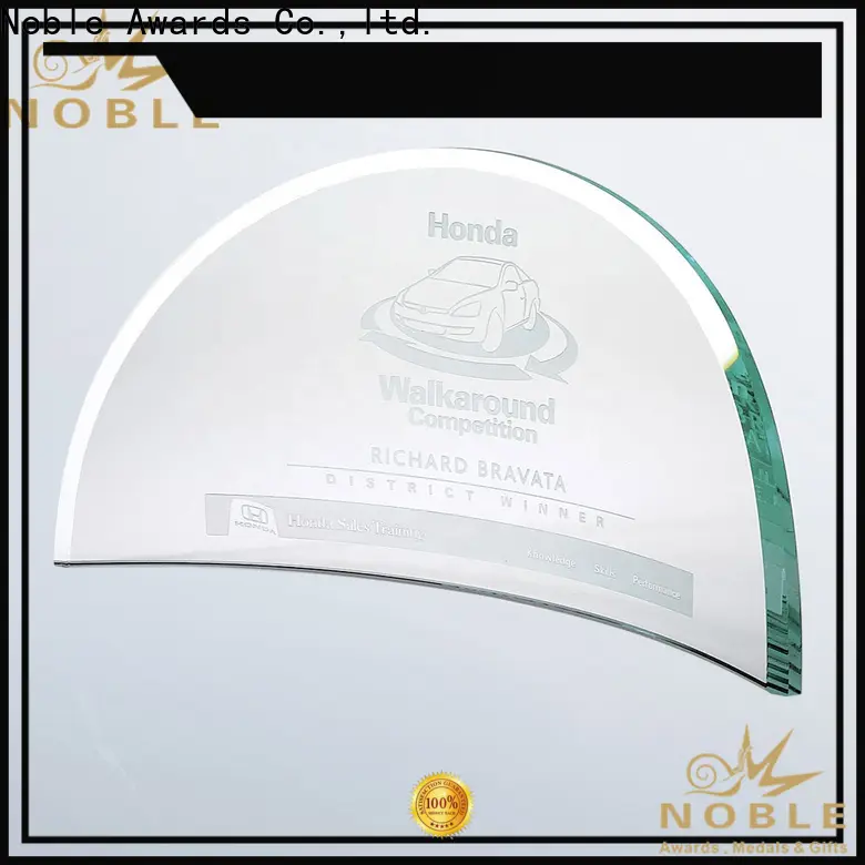 Noble Awards jade crystal glass football awards free sample For Sport games 1