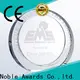 durable glass trophies and awards jade crystal free sample For Gift 1