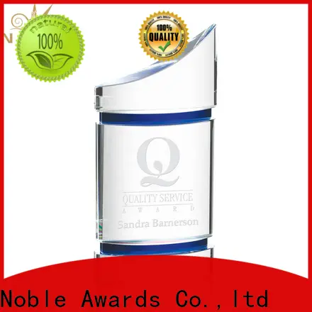 Noble Awards premium glass etched glass trophy ODM For Sport games 1