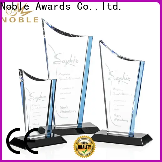 Noble Awards durable crystal soccer trophy free sample For Sport games 1