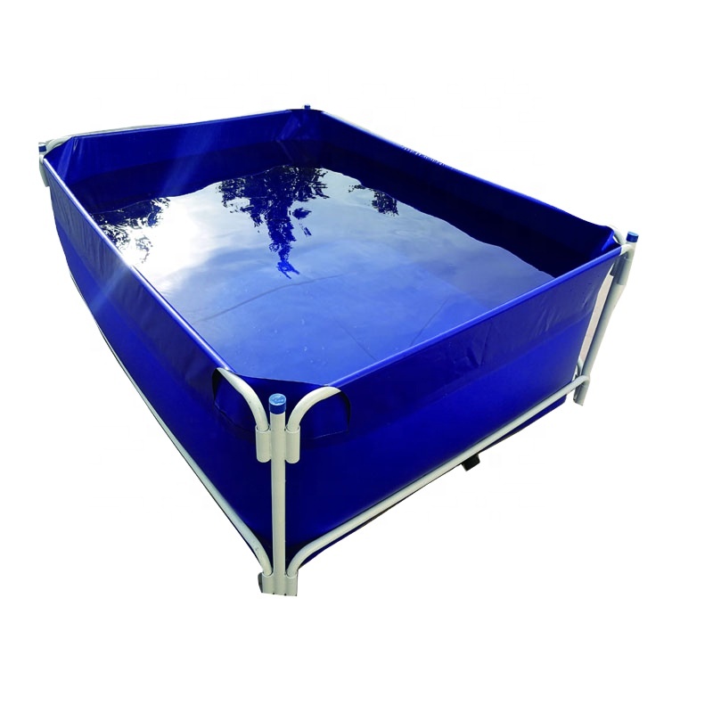 WOLIZE - High quality plastic collapsible indoor tilapia PVC fish farming water storage tank FISH FARMING POND 10