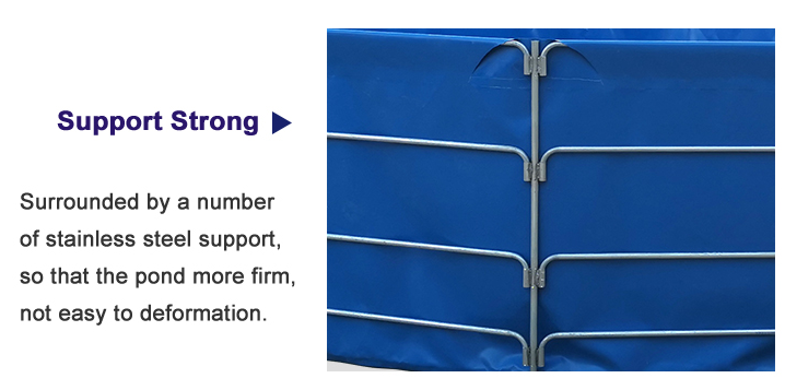 WOLIZE - High quality plastic collapsible indoor tilapia PVC fish farming water storage tank FISH FARMING POND 16