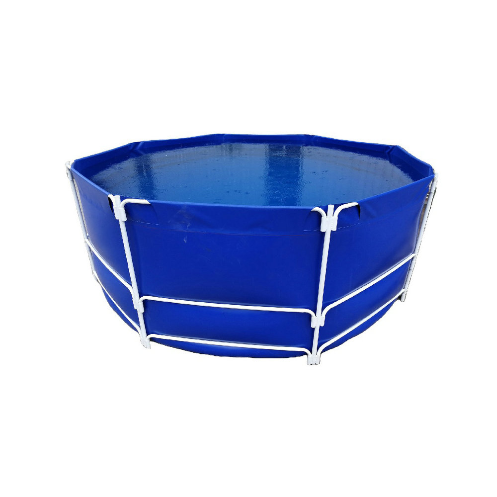WOLIZE - High quality plastic collapsible indoor tilapia PVC fish farming water storage tank FISH FARMING POND 12