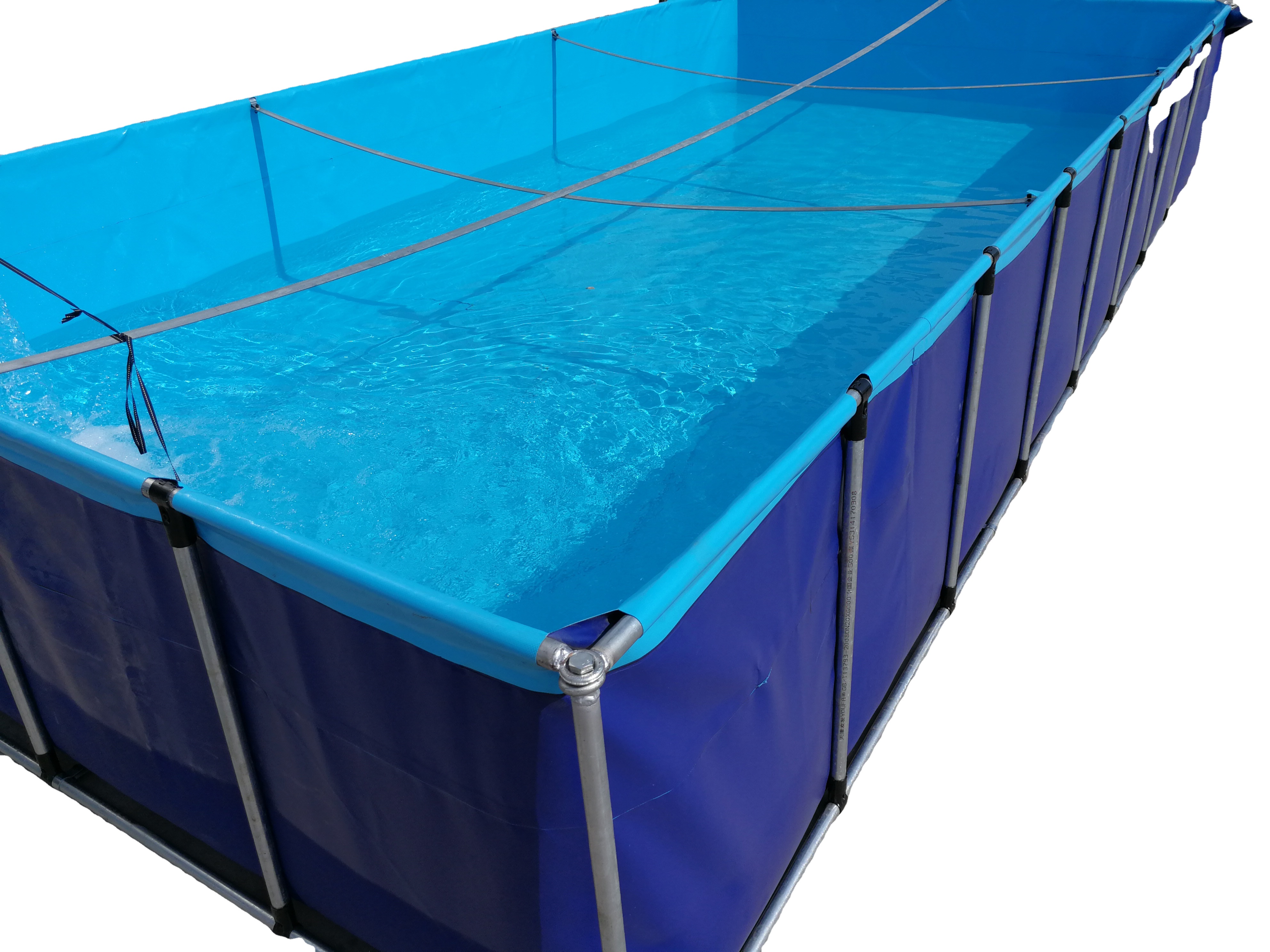 WOLIZE - 10000l Collapsible Flexible food safe Pvc Tarpaulin indoor fish farming equipment for sale removable aquaculture equipment FISH FARMING POND 34