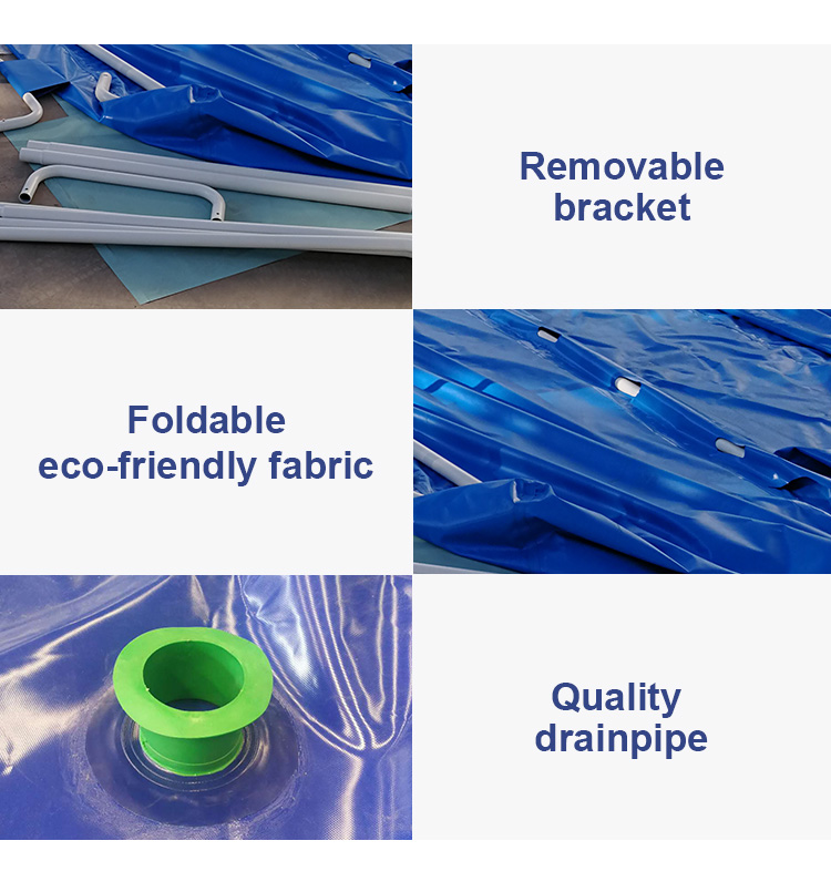 WOLIZE - Waterproof PVC Canvas Koi Fish Tank Farming Round biofloc tank fish farming pond FISH FARMING POND 14