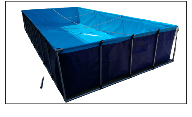 WOLIZE - Waterproof PVC Canvas Koi Fish Tank Farming Round biofloc tank fish farming pond FISH FARMING POND 12