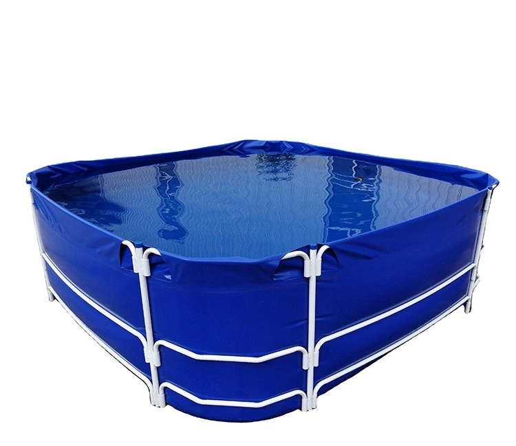 Wolize - 10000L plegable PVC Tarpaulin Agua Agua Pescado Estanque de agricultura Tanque de pez pez cultura estanque 1