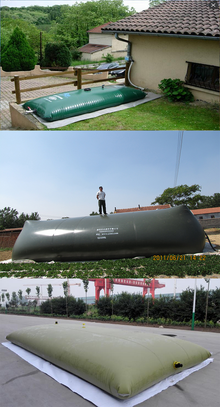 Wolize - BSCI معتمد 50000 لتر بيف سي/TPU القماش القنبري وسادة قابلة للنفخ مرنة تخزين المياه تخزين الخزانات PVC TPU المثانة 11
