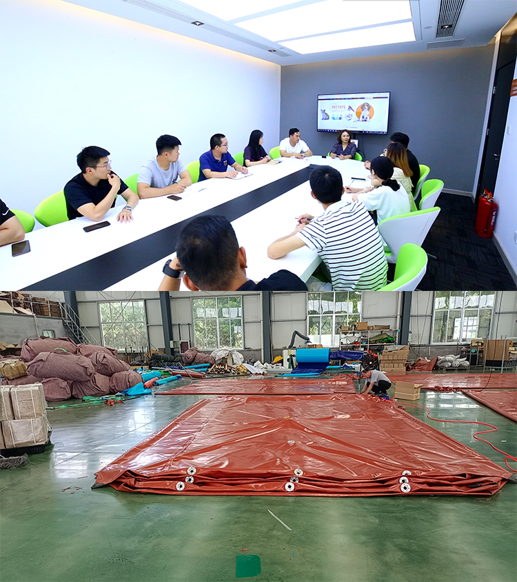 Wolize - BSCI معتمد 50000 لتر بيف سي/TPU القماش القنبري وسادة قابلة للنفخ مرنة تخزين المياه تخزين الخزانات PVC TPU المثانة 16