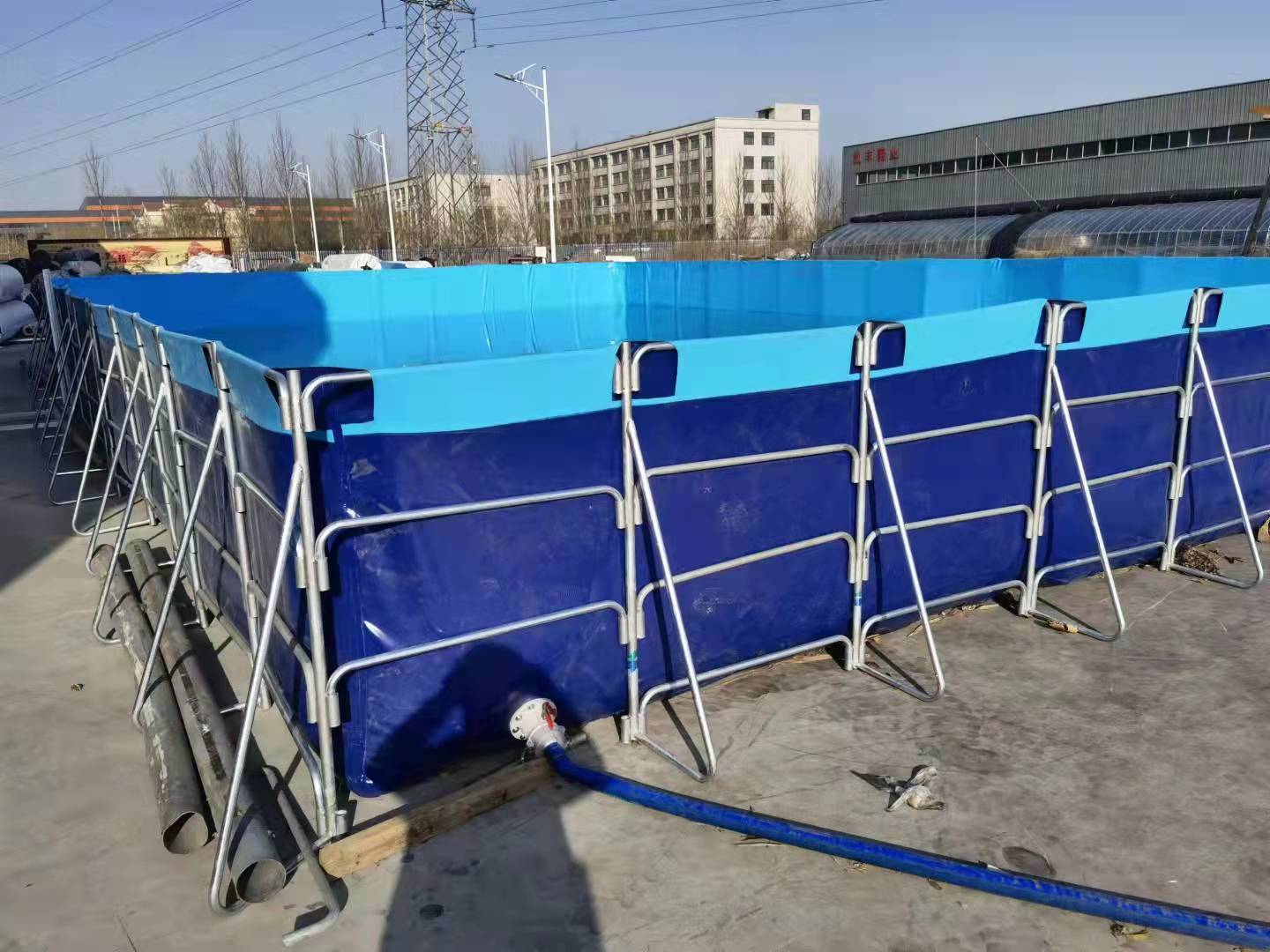 WOLIZE - Wholesale aquaculture tilapia indoor large plastic tarpaulin 1000 liter plastic fish farm tank FISH FARMING POND 9